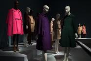 Norell exhibition platform view of mannequins