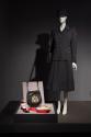 Abercrombie & Fitch American Red Cross uniform, circa 1942, with accessories by La Valle, Phelps, and unidentified designer, 1940-circa 1942