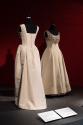Dior + Balenciaga, Left to right 80.261.13 (dress), PL74.1.24 (pale beige dress)