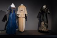 Designing Women_17 Lucile, Lady Duff Gordon, Evening Dress, London, circa 1912 (81.131.12); Afternoon suit, New York, circa 1913 (P93.15.2); Madame Percy, Afternoon dress, London, circa 1910 (P83.20.3)