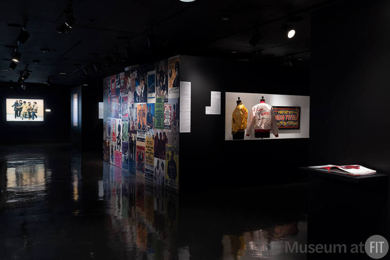 Fresh, Fly, and Fabulous: Fifty Years of Hip Hop Style, installation view. Exhibition design by Courtney Sloane Design © The Museum at FIT