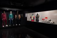 Fresh, Fly, and Fabulous: Fifty Years of Hip Hop Style, installation view. Exhibition design by Courtney Sloane Design © The Museum at FIT