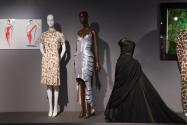 Nature_43 Left to right 83.130.10 (dress), 2011.13.1 (silver dress), 91.241.136 (gown)