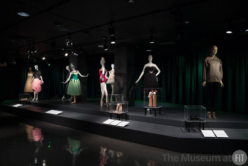 Ballerina installation platform view of mannequins