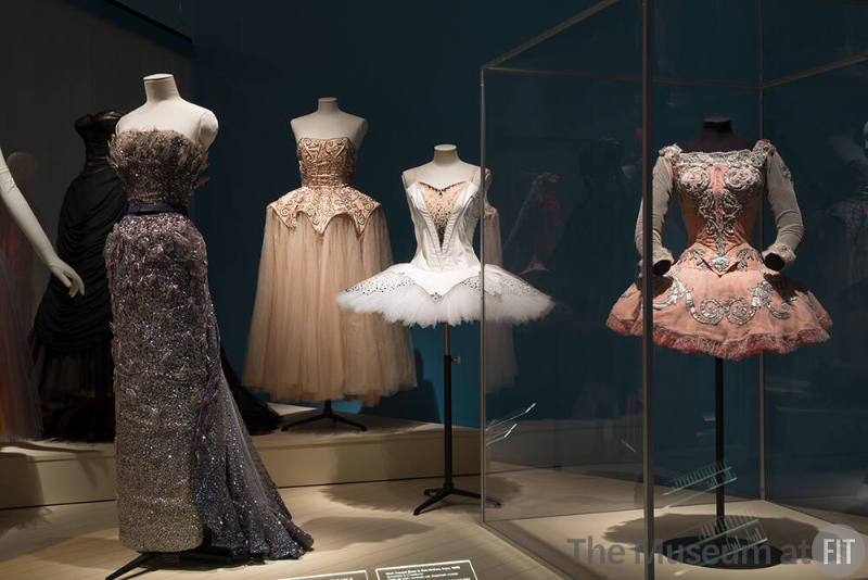 Ballerina installation platform view of mannequins