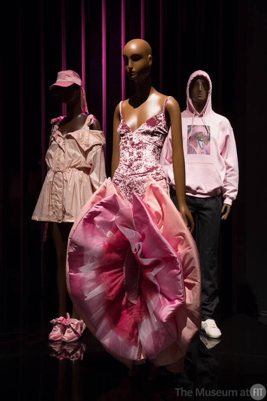 Pink installation mannequin detail