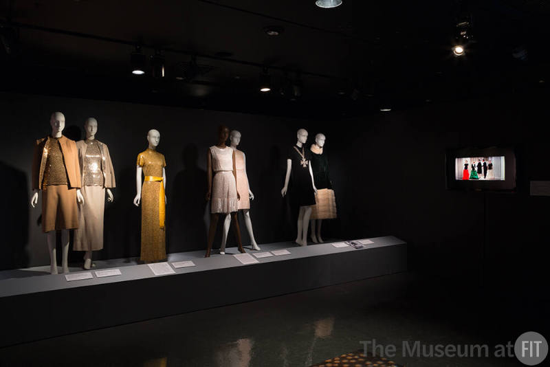 Norell exhibition platform view of mannequins