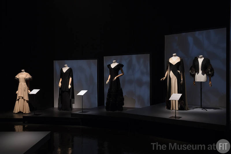 Proust's Muse exhibition platform view of mannequins