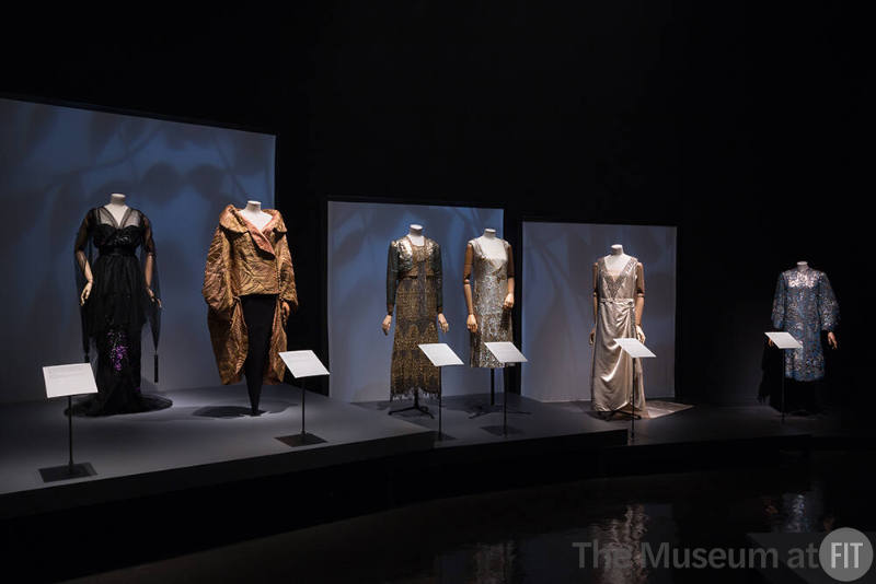 Proust's Muse exhibition platform view of mannequins