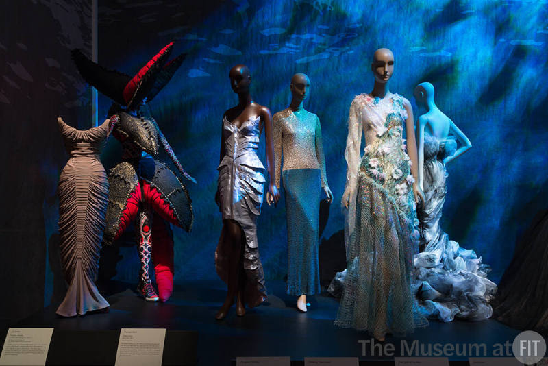 Fairy Tale Fashion exhibition platform view of mannequins