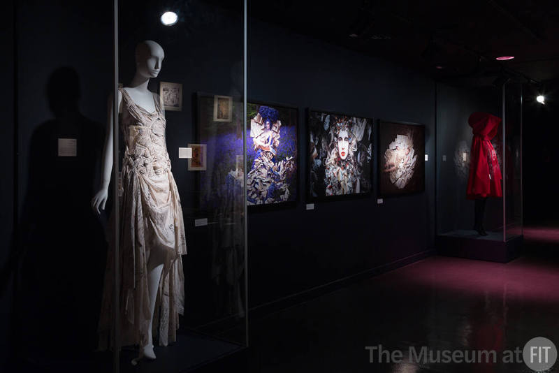 Fairy Tale Fashion exhibition gallery installation overview 