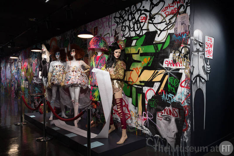 Susanne Bartsch exhibition platform view of mannequins