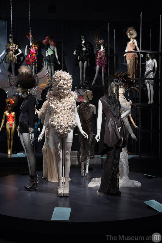 Susanne Bartsch exhibition platform view of mannequins