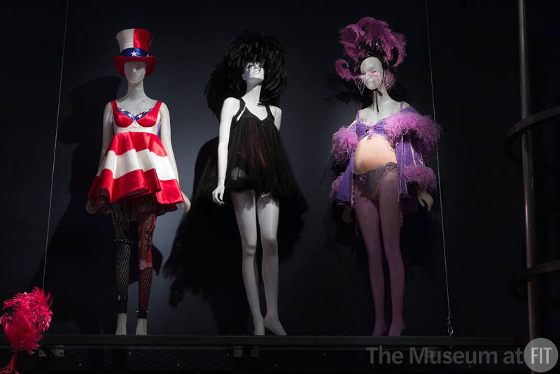 Susanne Bartsch exhibition platform view of mannequins