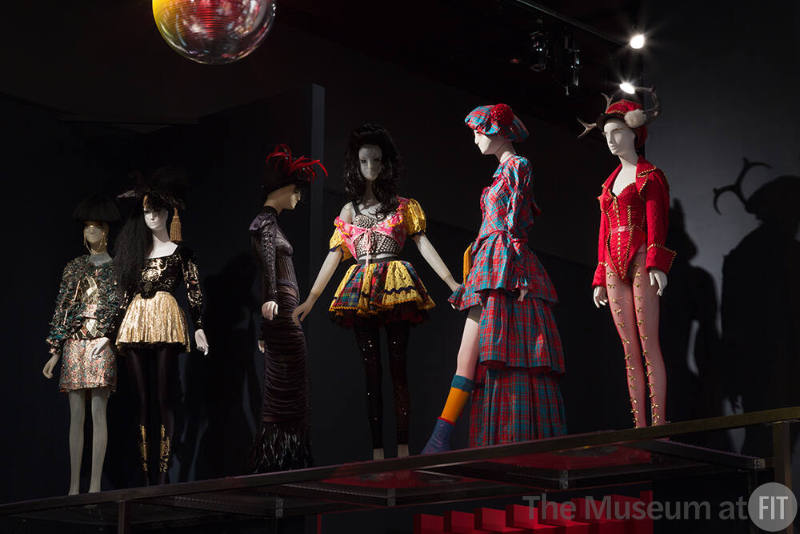 Susanne Bartsch exhibition platform view of mannequins