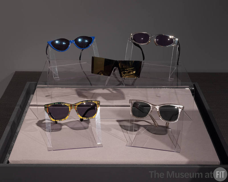 Sunglasses by Gianni Versace, Claude Montana, Alain Mikli, Wayfarer, L. A. Eyeworks, 1986-1988