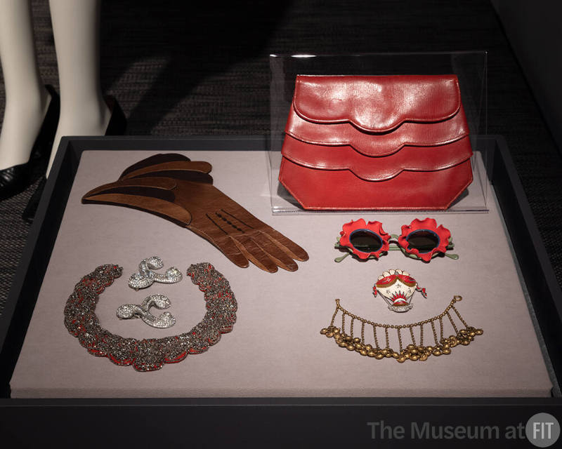 Accessories by Valentina, unidentified designer, Marcel Rochas, and Elsa Schiaparelli, 1930-circa 1940