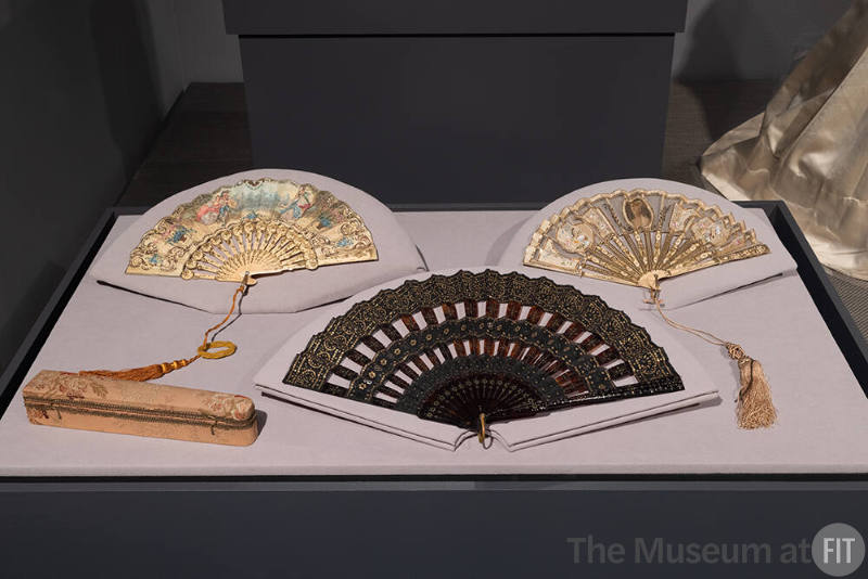 Fans by J. Duvelleroy and unidentified designers, circa 1840-circa 1860