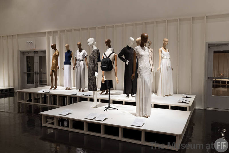 An overview of the section in Reinvention and Restlessness: Fashion in the Nineties highlighting Minimalism. 