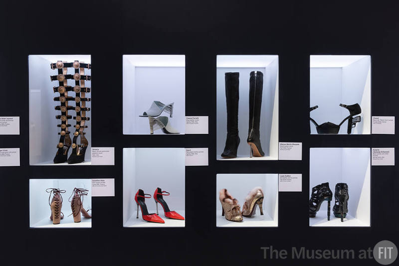 A selection of late 20th- and 21st-century shoes from the Anatomy: High Heels section.
