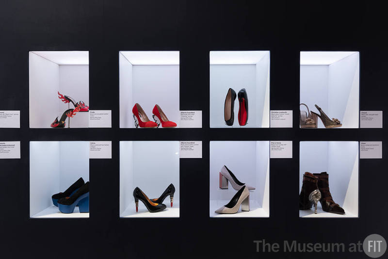 A selection of 21st-century shoes from the Anatomy: High Heels section.