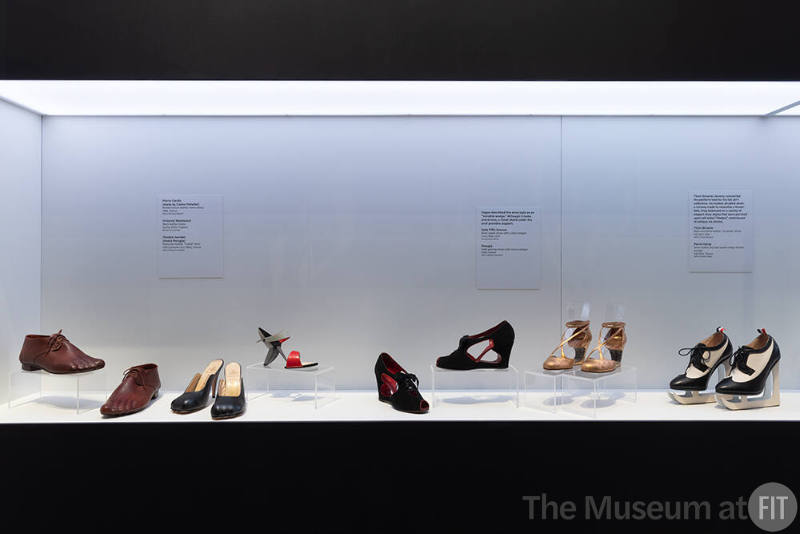 A grouping of shoes from the Anatomy section. 