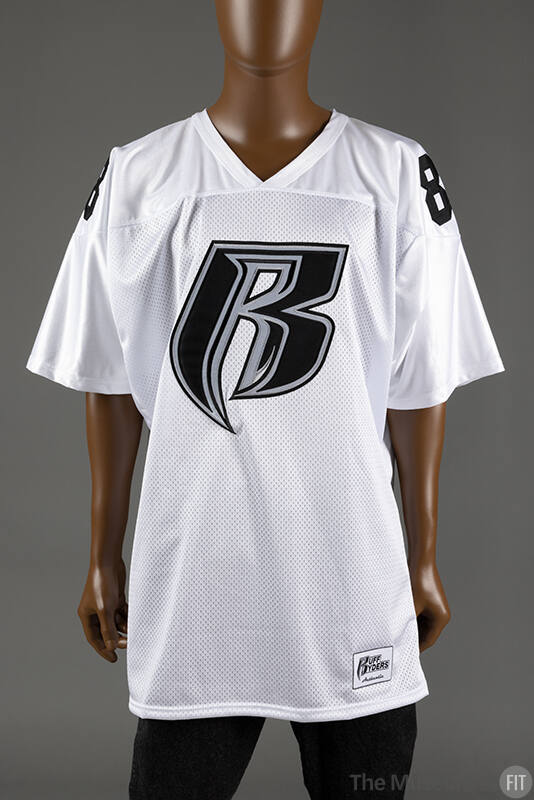 White polyester V neck short sleeve football jersey with RR front logo