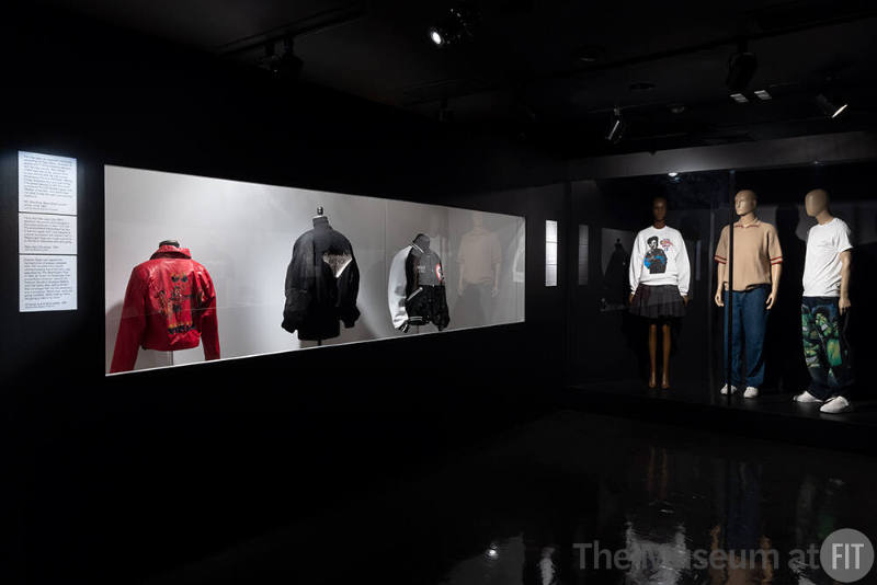 Fresh, Fly, and Fabulous: Fifty Years of Hip Hop Style, installation view. Exhibition design by Courtney Sloane Design © The Museum at FIT