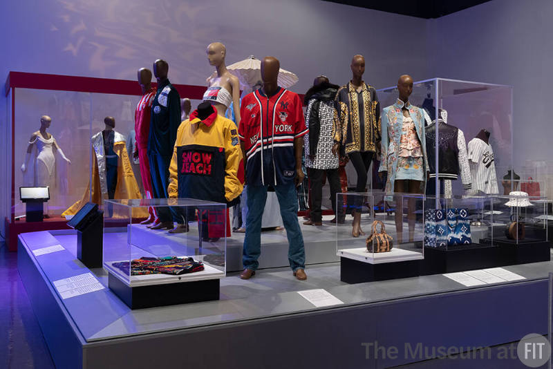 Fresh, Fly, and Fabulous: Fifty Years of Hip Hop Style, installation view. Exhibition design by Courtney Sloane Design © The Museum at FIT