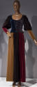 Alternate view of pieced velvet dress