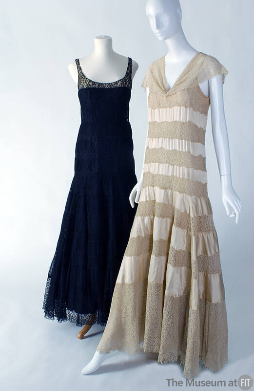 Black sleeveless floor length net and lace evening dress and floor length sleeveless evening dr…