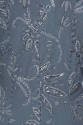 Detail of allover floral beaded embroidered fabric 
