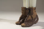 multi-shade brown boots