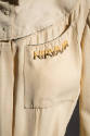 Detail of chest pocket embroidery "Nirvana" 