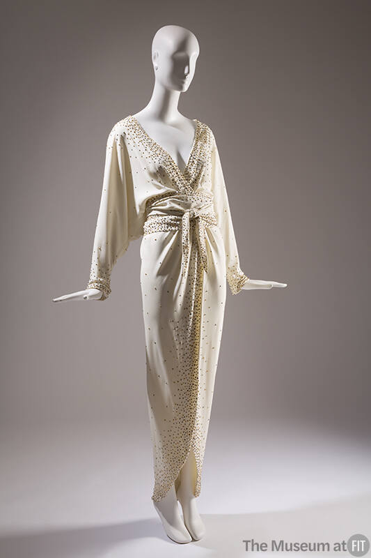 evening dress | matching sash
