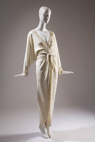 evening dress | matching sash