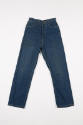 Man's dark blue jeans 
