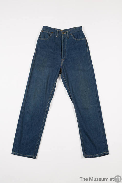 Man's dark blue jeans 
