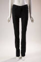 Black five pocket skinny leg jeans 