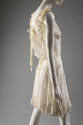 Off-white cotton eyelet and lace sleeveless top and matching bloomers