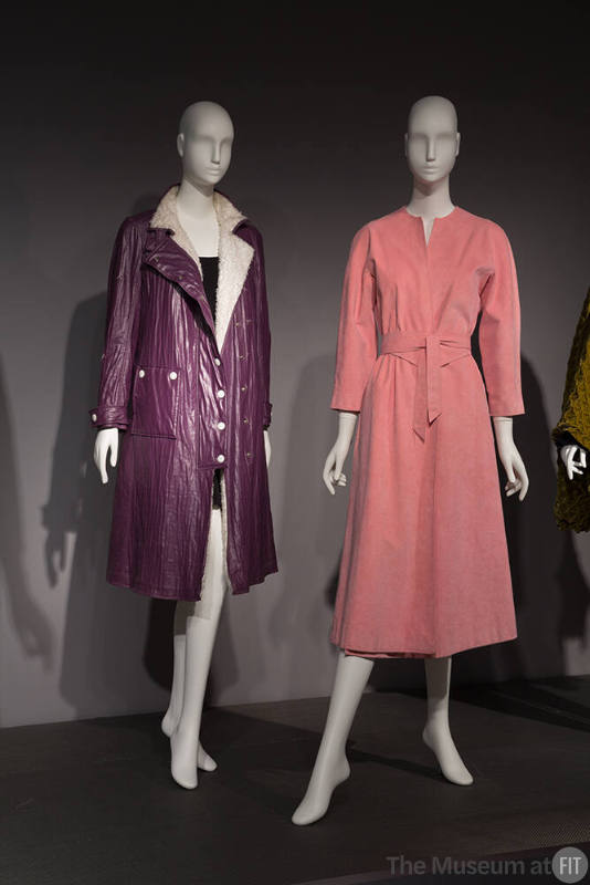 Fabric_35 75.94.12 (purple coat), 2017.45.9 (pink dress)
