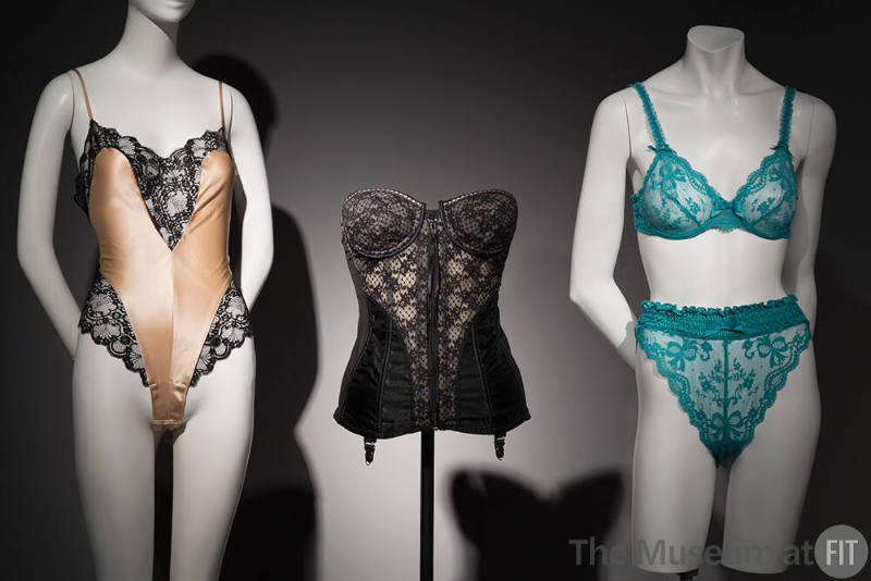 Exposed_15 Left to right 2012.53.7 (teddy), 93.159.65 (bustier), 90.161.3 (bra and panties)