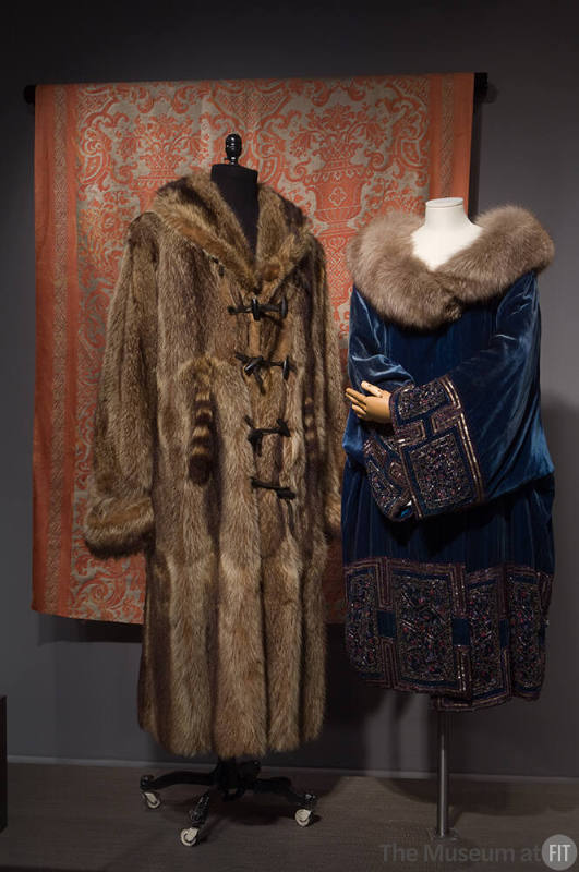 Eco-Fashion_31 P87.39.1 (textile wall), P88.78.1 (fur coat), 2002.78.1 (coat)