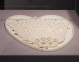 White 3D printed bag, detachable handle and heart shaped storage case